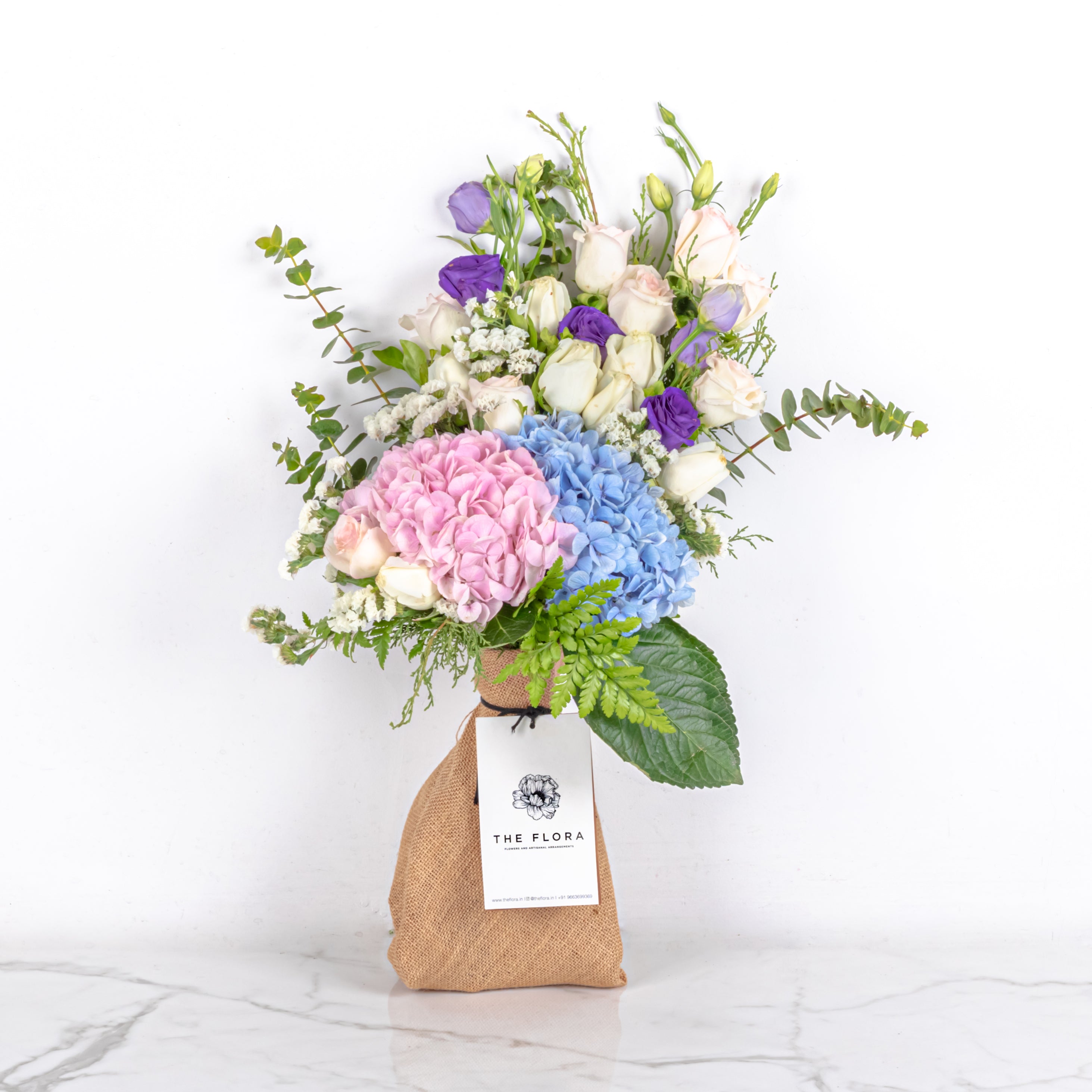Gratitude Garden: Mother's Day Special Bouquet with Scroll Message & Twin Chocolates