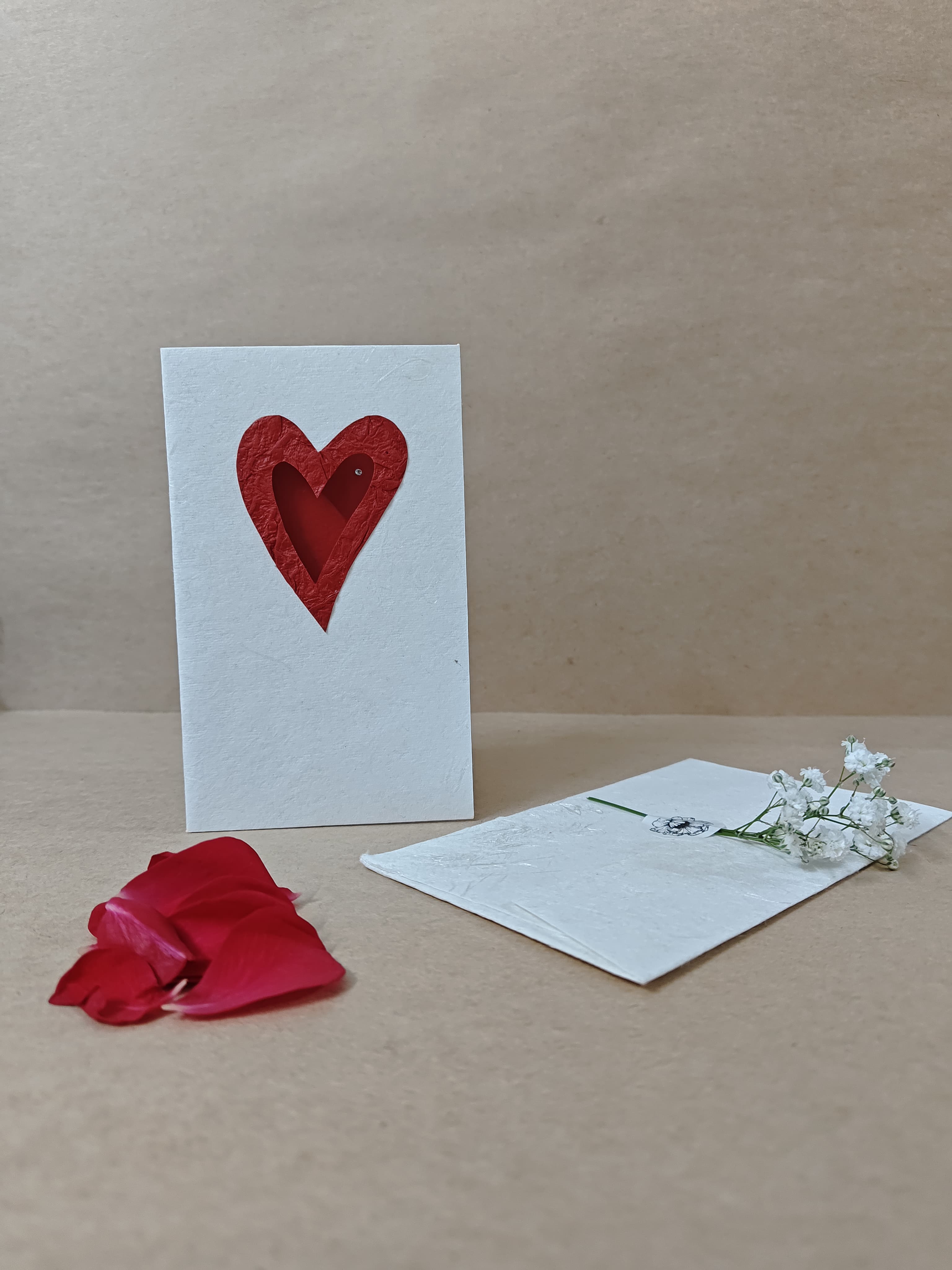 Handmade Card with Message //ChristmasBangalore