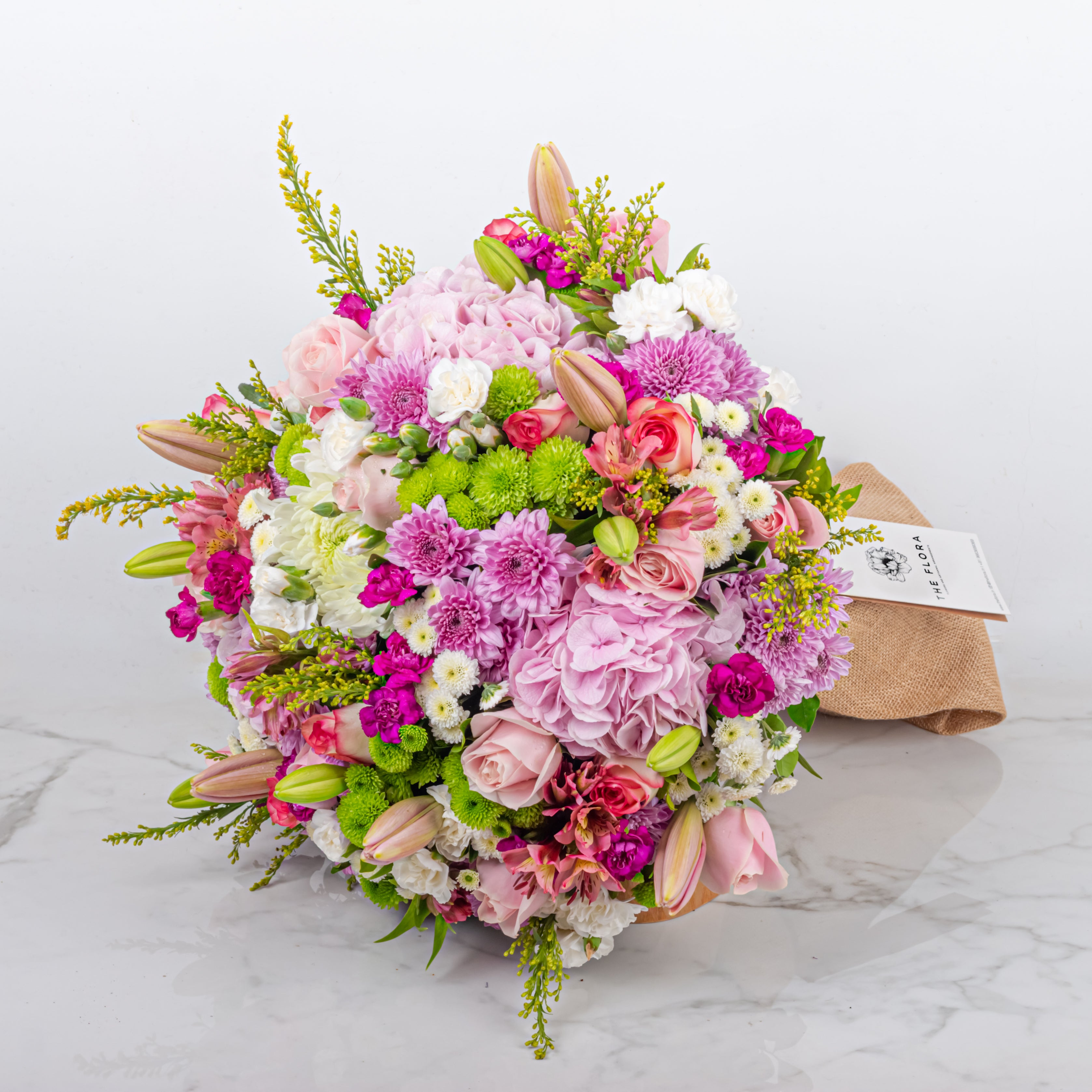 Blush Serenade: Women's Day Special Bouquet with Scroll Message & Twin Chocolates