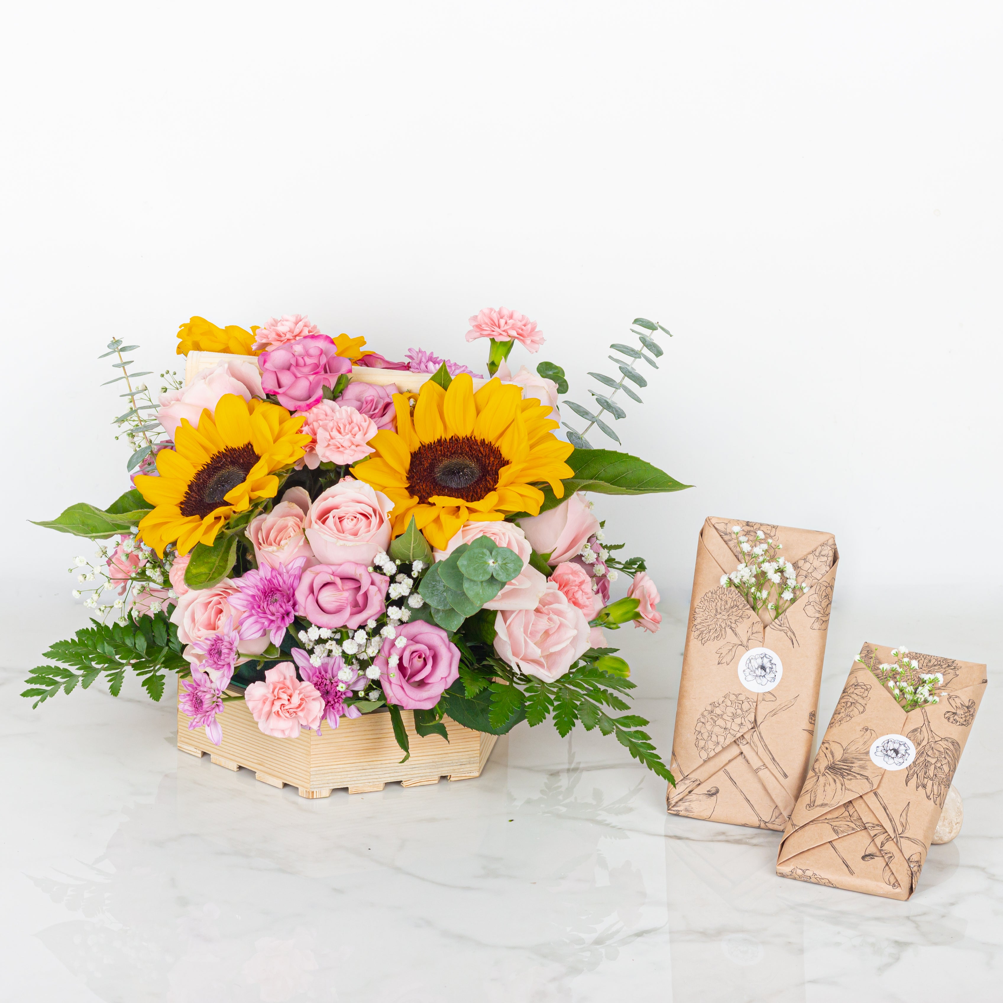 You Are My Sunshine– Father’s Day Floral Basket //Bangalore