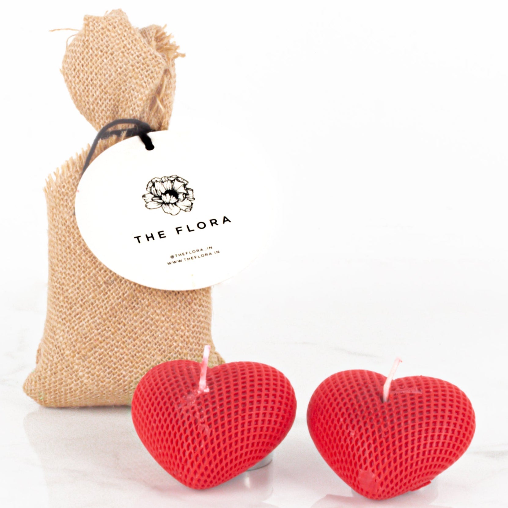 Sunlit Whisper: Mother's Day Special Bouquet with fragrant heart candles & Twin Chocolates //Delhi