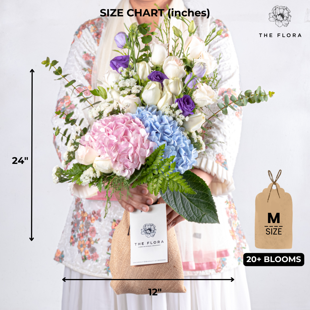 Gratitude Garden: Mother's Day Special Bouquet with Scroll Message & Twin Chocolates
