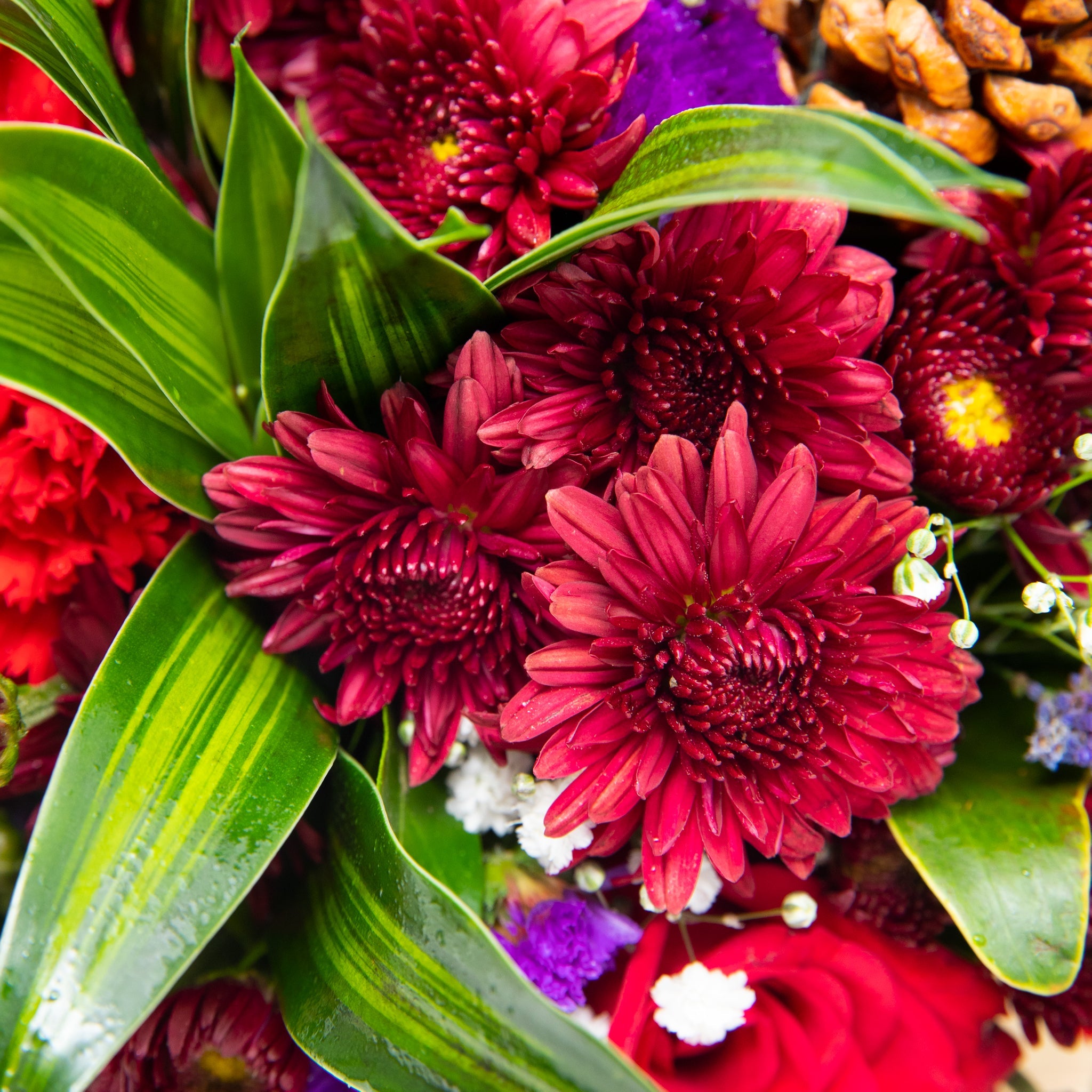 Lady In red: Mother's Day Special Basket with fragrant heart candles & Twin Chocolates //Delhi