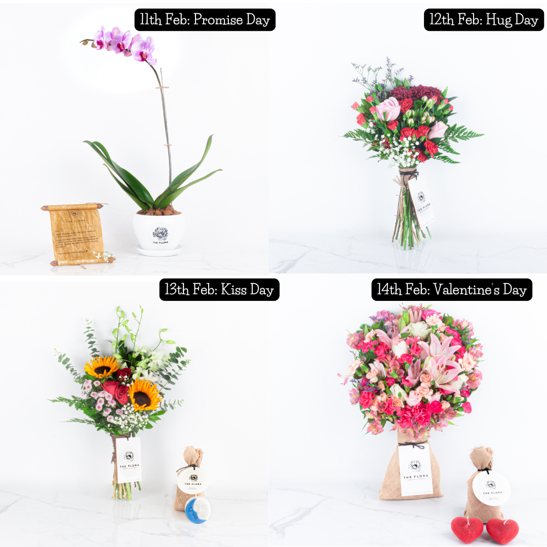 Daily Love Drops (8-Day Valentine's Subscription – Mini) - Floral wonders delivered everyday for 8 days straight!