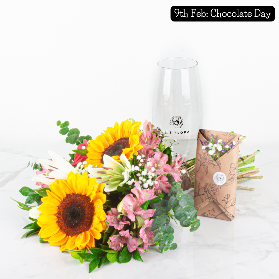 Daily Love Drops (8-Day Valentine's Subscription – Mega) – Express love with floral wonders delivered every single day!