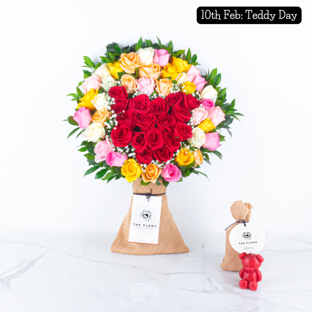 Daily Love Drops (8-Day Valentine's Subscription – Mega) – Express love with floral wonders delivered every single day!