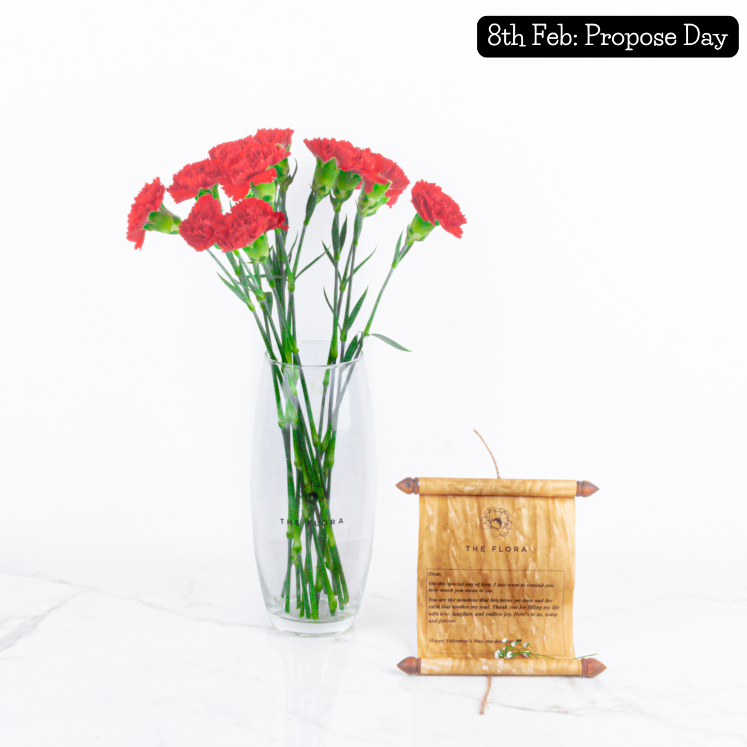 Daily Love Drops (8-Day Valentine's Subscription – Mini) - Floral wonders delivered everyday for 8 days straight!