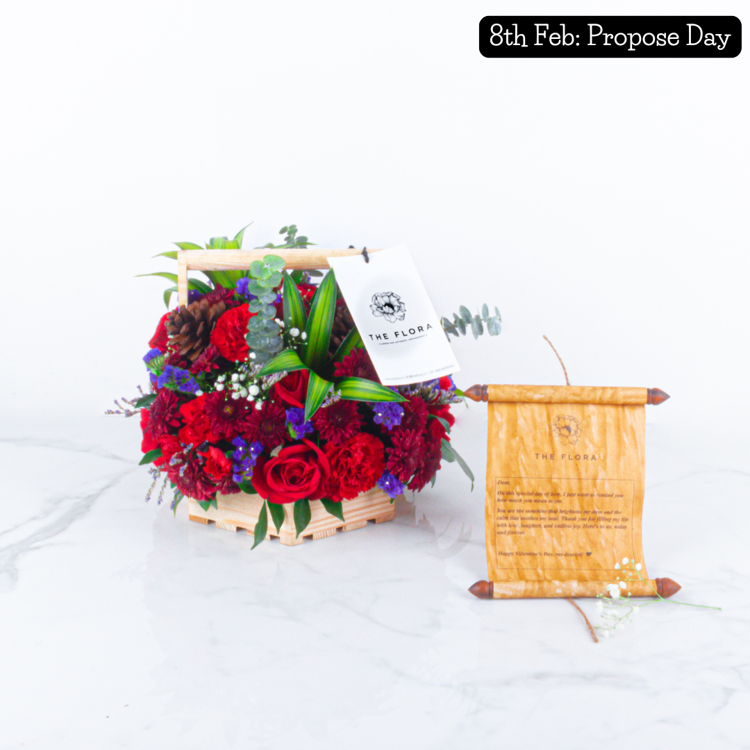 Daily Love Drops (8-Day Valentine's Subscription – Mega) – Express love with floral wonders delivered every single day!