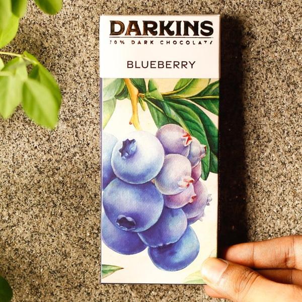 Darkins - Dark Chocolate 70%- Blueberry