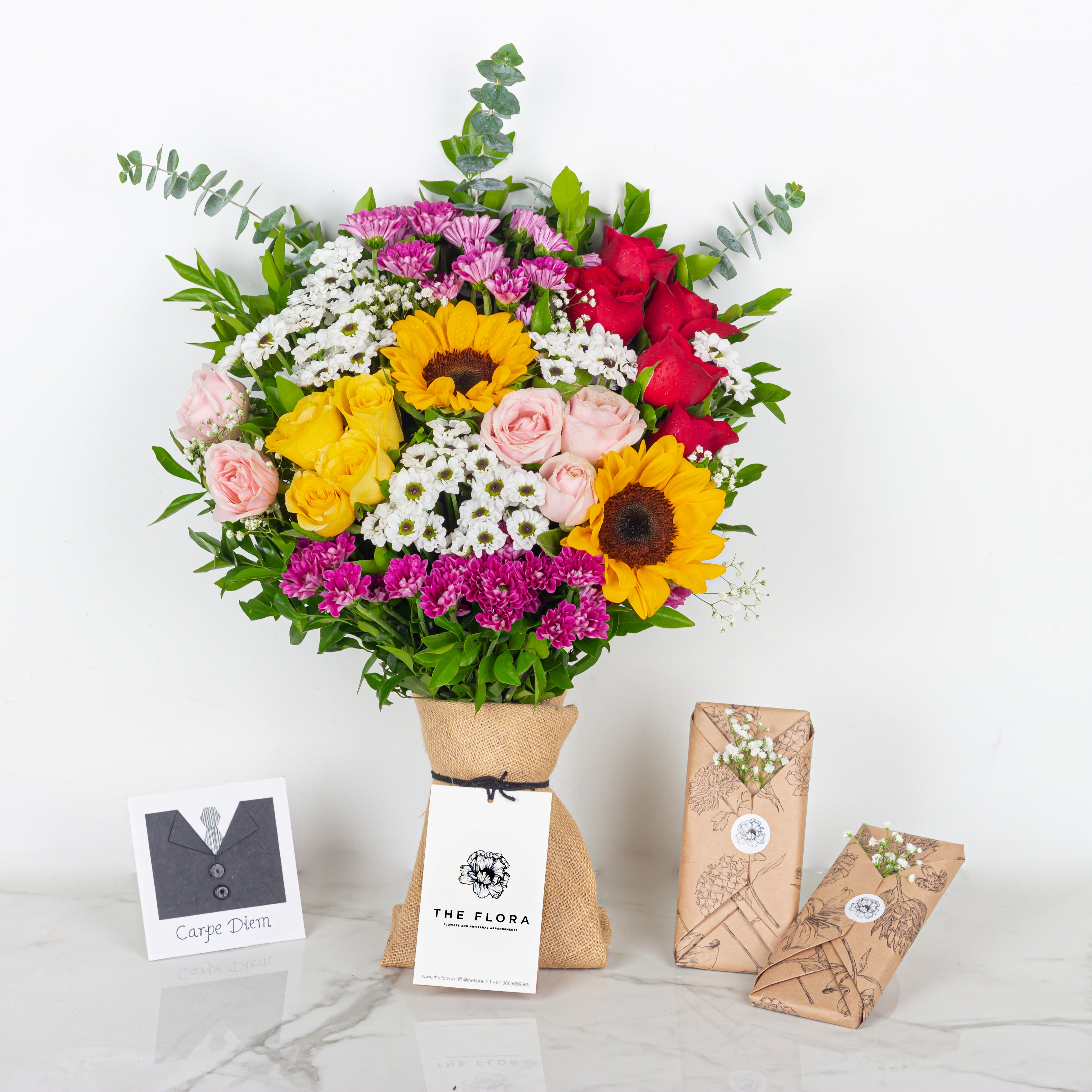 Golden Moments– Father’s Day Bouquet // Bangalore