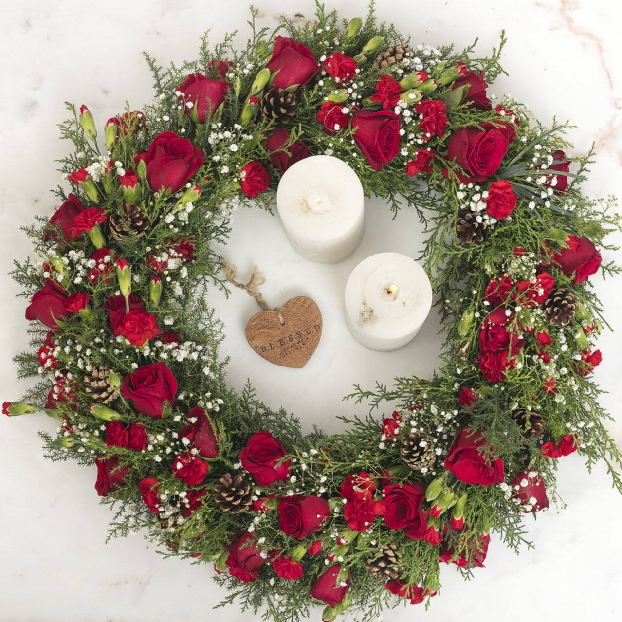 Holly Herald Wreath