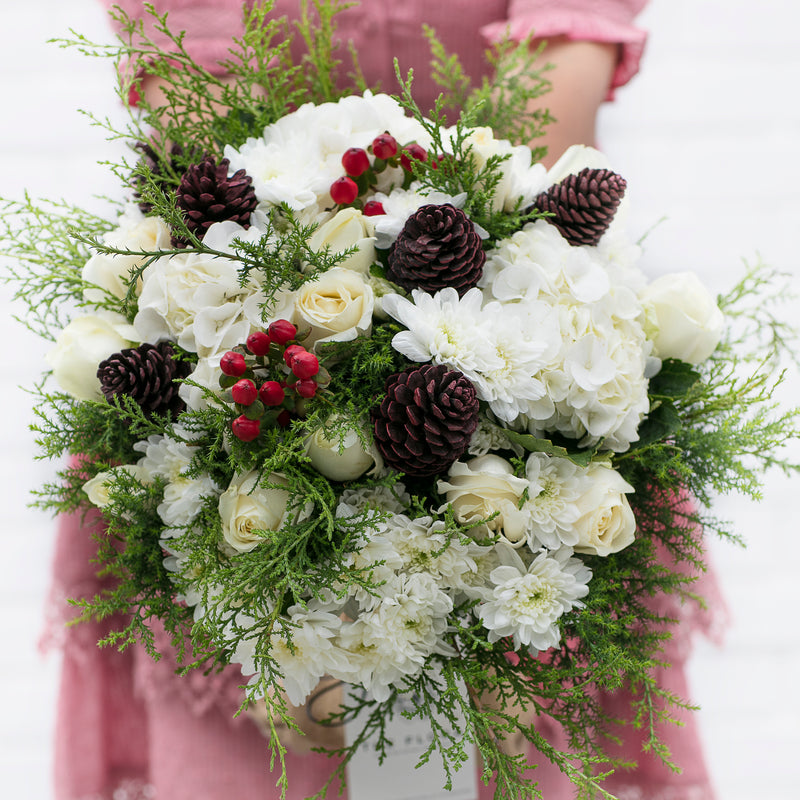 Glistening Winter Wonderland Bouquet